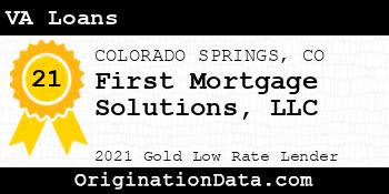 First Mortgage Solutions VA Loans gold