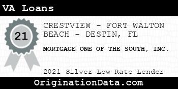 MORTGAGE ONE OF THE SOUTH  VA Loans silver