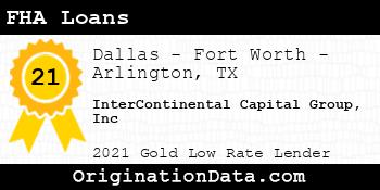 InterContinental Capital Group Inc FHA Loans gold