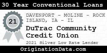 DuTrac Community Credit Union 30 Year Conventional Loans silver