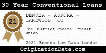 The District Federal Credit Union 30 Year Conventional Loans bronze