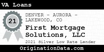 First Mortgage Solutions  VA Loans silver