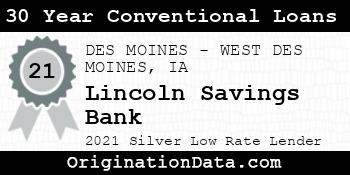 Lincoln Savings Bank 30 Year Conventional Loans silver
