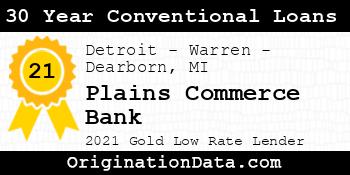 Plains Commerce Bank 30 Year Conventional Loans gold