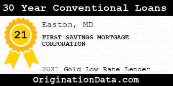 FIRST SAVINGS MORTGAGE CORPORATION 30 Year Conventional Loans gold
