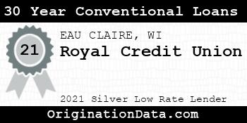 Royal Credit Union 30 Year Conventional Loans silver