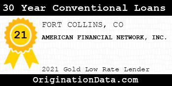 AMERICAN FINANCIAL NETWORK  30 Year Conventional Loans gold
