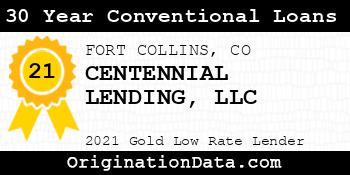CENTENNIAL LENDING  30 Year Conventional Loans gold