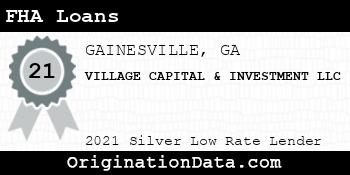 VILLAGE CAPITAL & INVESTMENT  FHA Loans silver