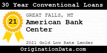 American Bank Center 30 Year Conventional Loans gold