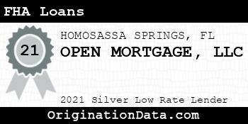 OPEN MORTGAGE  FHA Loans silver