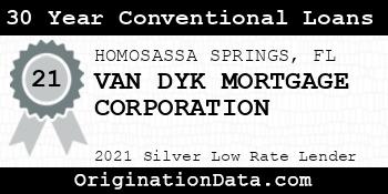 VAN DYK MORTGAGE CORPORATION 30 Year Conventional Loans silver