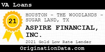 ASPIRE FINANCIAL VA Loans gold