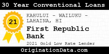 First Republic Bank 30 Year Conventional Loans gold