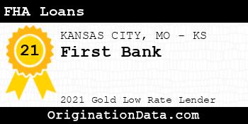 First Bank FHA Loans gold