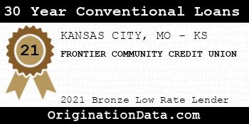 FRONTIER COMMUNITY CREDIT UNION 30 Year Conventional Loans bronze