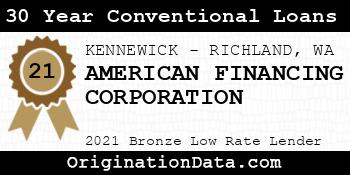 AMERICAN FINANCING CORPORATION 30 Year Conventional Loans bronze