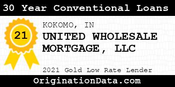 UNITED WHOLESALE MORTGAGE 30 Year Conventional Loans gold