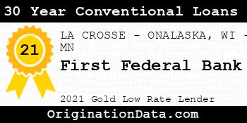 First Federal Bank 30 Year Conventional Loans gold