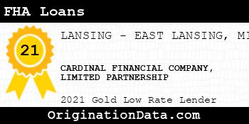CARDINAL FINANCIAL COMPANY LIMITED PARTNERSHIP FHA Loans gold