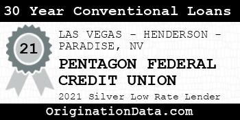 PENTAGON FEDERAL CREDIT UNION 30 Year Conventional Loans silver