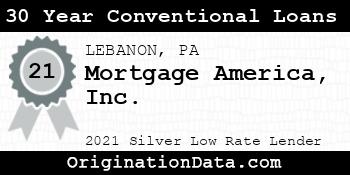 Mortgage America 30 Year Conventional Loans silver