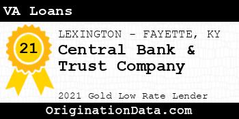 Central Bank & Trust Company VA Loans gold