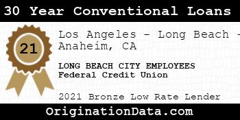 LONG BEACH CITY EMPLOYEES Federal Credit Union 30 Year Conventional Loans bronze