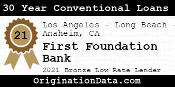 First Foundation Bank 30 Year Conventional Loans bronze