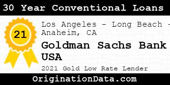 Goldman Sachs Bank USA 30 Year Conventional Loans gold