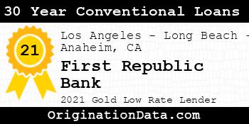 First Republic Bank 30 Year Conventional Loans gold