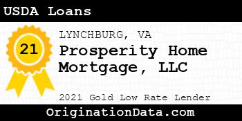 Prosperity Home Mortgage  USDA Loans gold