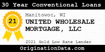 UNITED WHOLESALE MORTGAGE  30 Year Conventional Loans gold