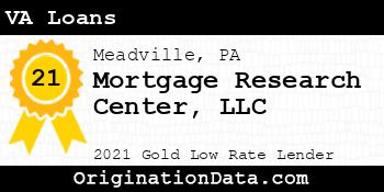 Mortgage Research Center VA Loans gold