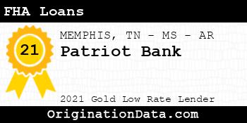 Patriot Bank FHA Loans gold