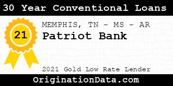 Patriot Bank 30 Year Conventional Loans gold