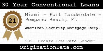 American Security Mortgage Corp. 30 Year Conventional Loans bronze