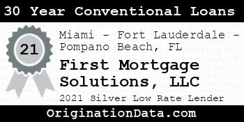 First Mortgage Solutions  30 Year Conventional Loans silver