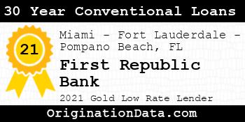 First Republic Bank 30 Year Conventional Loans gold