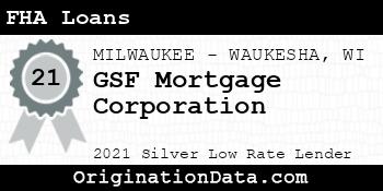 GSF Mortgage Corporation FHA Loans silver