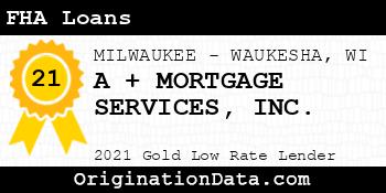 A + MORTGAGE SERVICES  FHA Loans gold