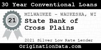 State Bank of Cross Plains 30 Year Conventional Loans silver