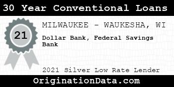 Dollar Bank Federal Savings Bank 30 Year Conventional Loans silver