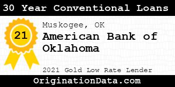 American Bank of Oklahoma 30 Year Conventional Loans gold