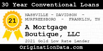 A Mortgage Boutique 30 Year Conventional Loans gold