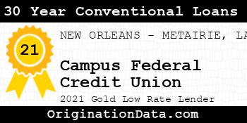 Campus Federal Credit Union 30 Year Conventional Loans gold