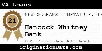 Hancock Whitney Bank VA Loans bronze