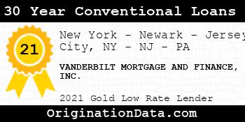 VANDERBILT MORTGAGE AND FINANCE 30 Year Conventional Loans gold