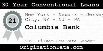 Columbia Bank 30 Year Conventional Loans silver