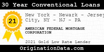 AMERICAN FEDERAL MORTGAGE CORPORATION 30 Year Conventional Loans gold